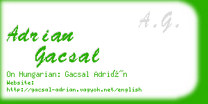 adrian gacsal business card